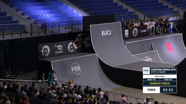 Kenneth Tencio - 1st BMX Freestyle Final - FISE European Series Madrid 2019