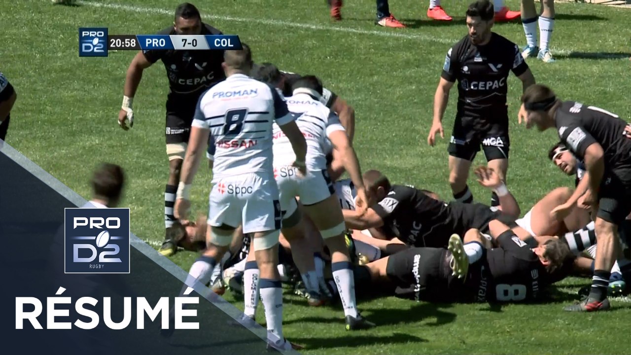 PRO D2 - Résumé Provence Rugby - Colomiers: 27-8  - J30 - Saison 2018/2019