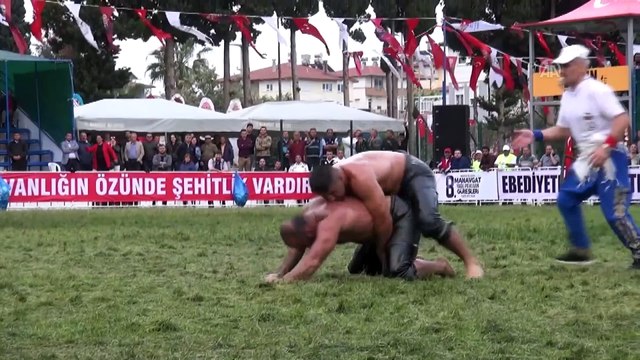 8. Yağlı Pehlivan Güreşlerinde Serhat Gökmen Başpehlivan oldu - ANTALYA