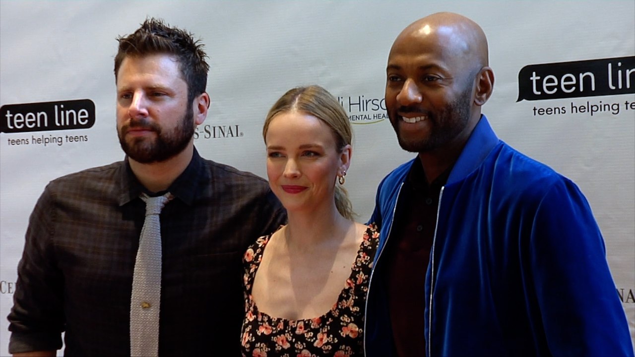 James Roday, Allison Miller, Romany Malco 2019 Teen Line's Food for Thought Brunch Red Carpet