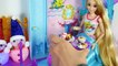 Princess Barbie Rapunzel Royal Dream Castle Morning Routine دمية باربي Castelo da Princesa Barbie | Karla D.