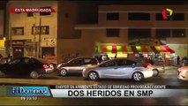 SMP: conductor queda atrapado en su auto tras violento choque