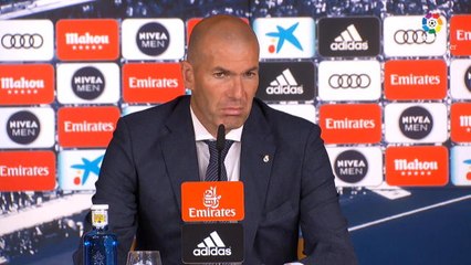 36e j. - Zidane : "On a fait un match correct, sans plus"