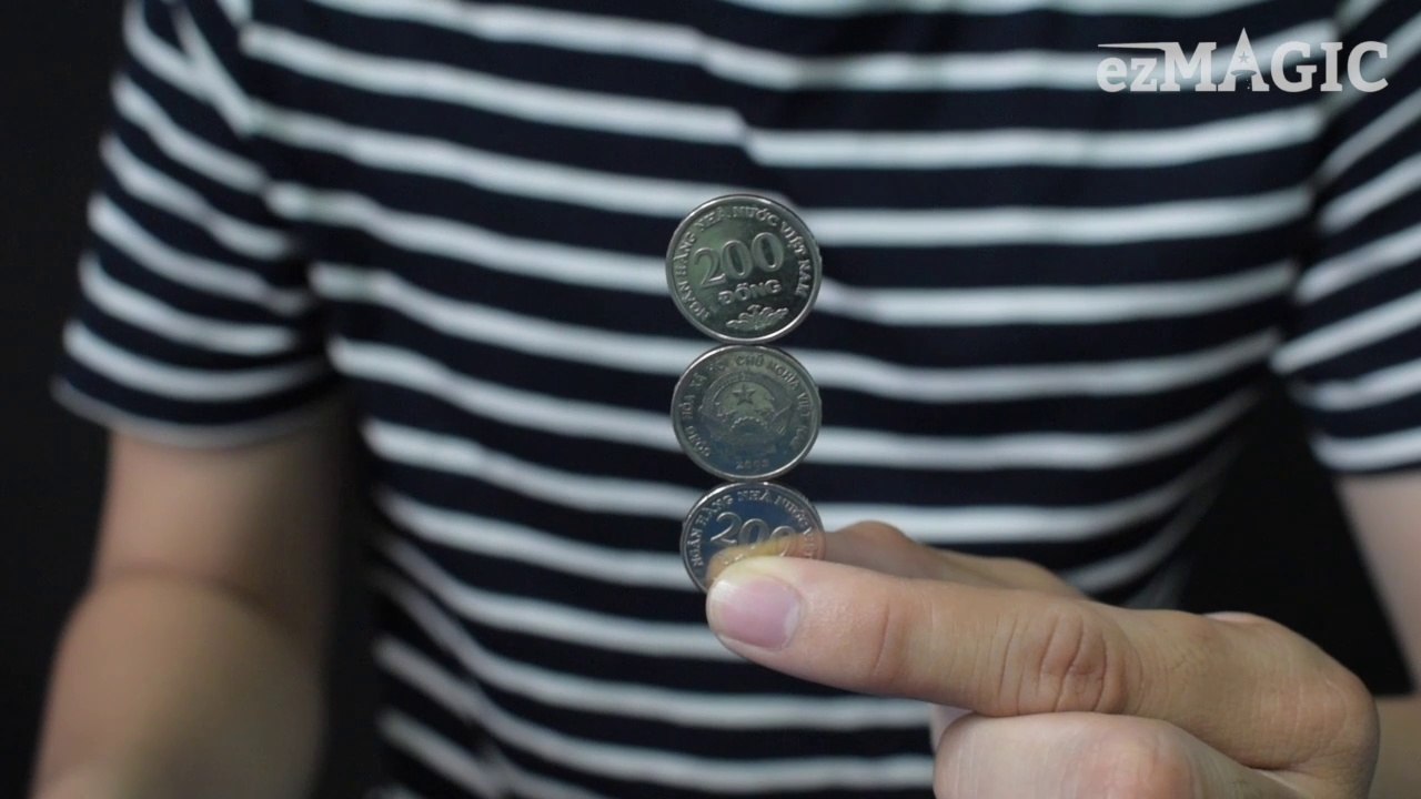 5 easy magic tricks  - performance | coin, card, rubber band | ezMagic