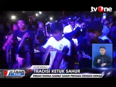 Tradisi Ketuk Sahur, Ribuan Warga Gorontalo Sambut Ramadan