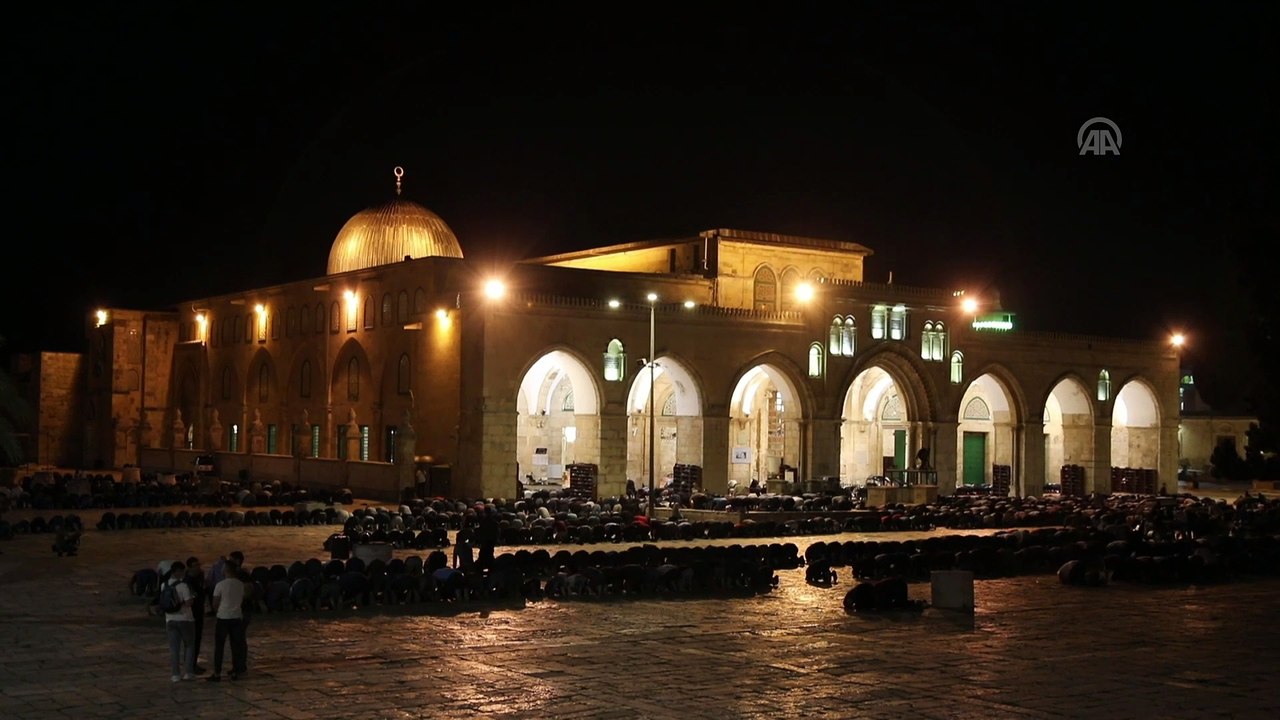 HUZUR VE BEREKET AYI RAMAZAN - Mescid-i Aksa’da ilk teravih kılındı - KUDÜS