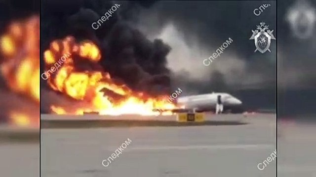 41 Tote bei Notlandung von Passagiermaschine in Moskau