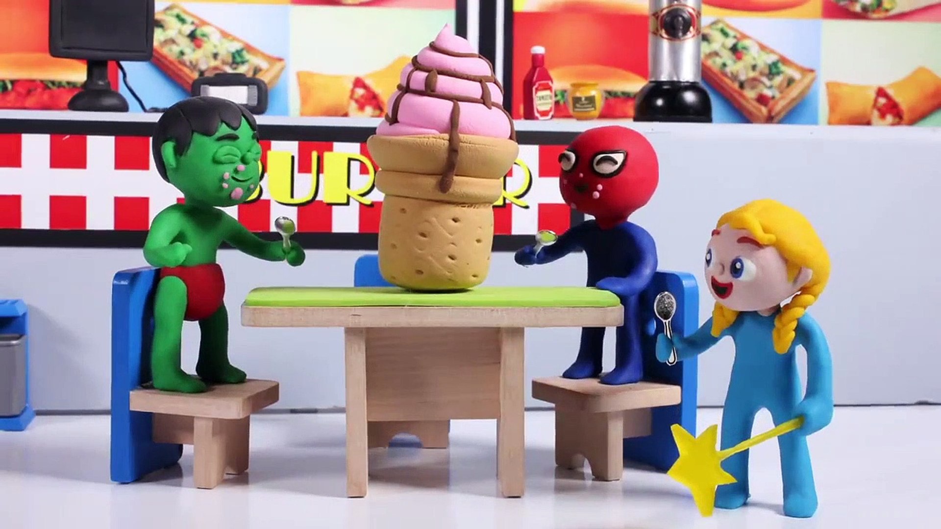 KIDS WATCHING A MOVIE  PLAY DOH CARTOONS FOR KIDS