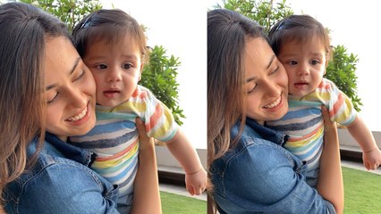 Mira Rajput shares her son Zain Kapoor's adorable photo with a cool post | FilmiBeat