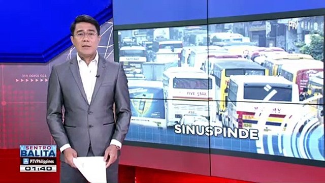 Dry run ng provincial bus ban, sinuspinde muna