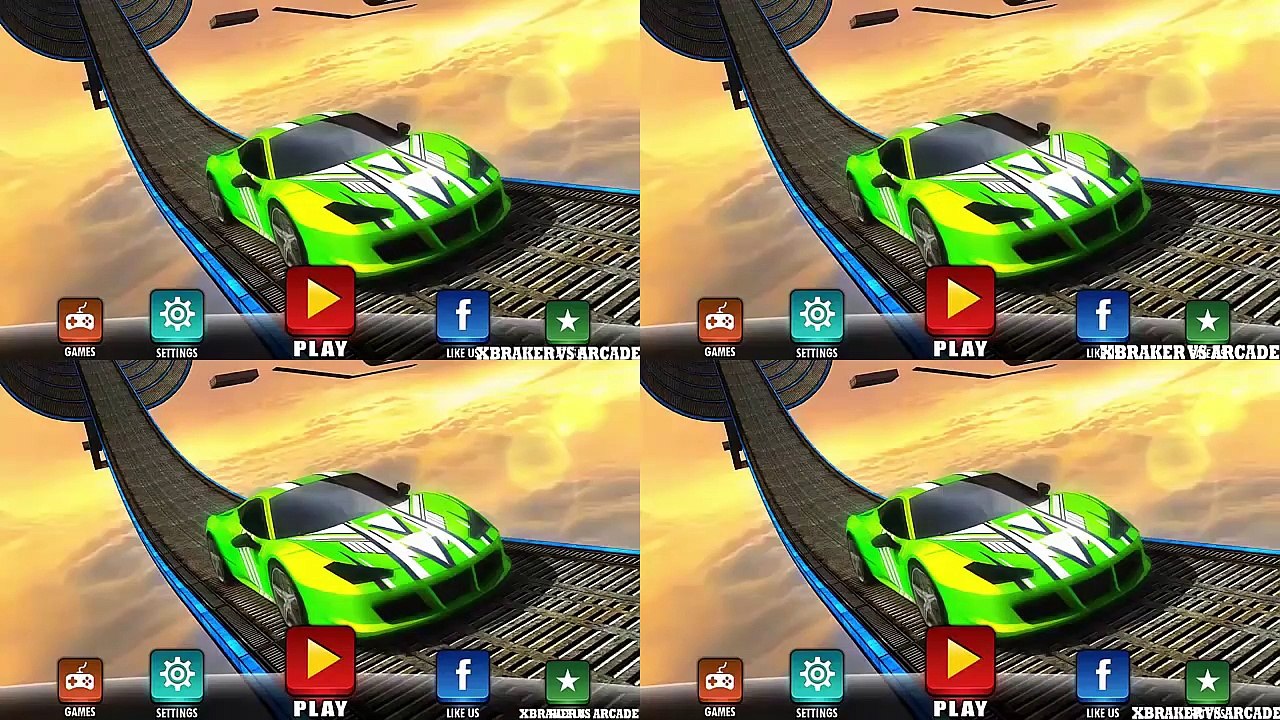 Impossible Stunt Car Tracks 3D _ First 4 Cars _ Android GamePlay