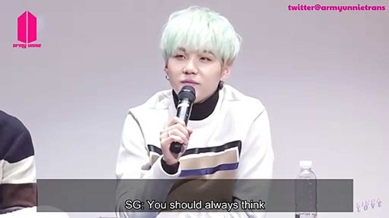 [ENG] 160103 Suga suggests you to convert to BTS Religion (By Kinda Love)