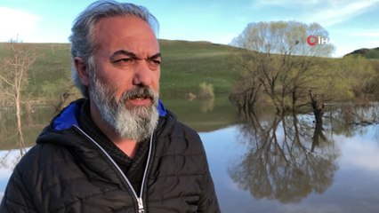 Kars Baraj gölünde kartpostallık görüntüler