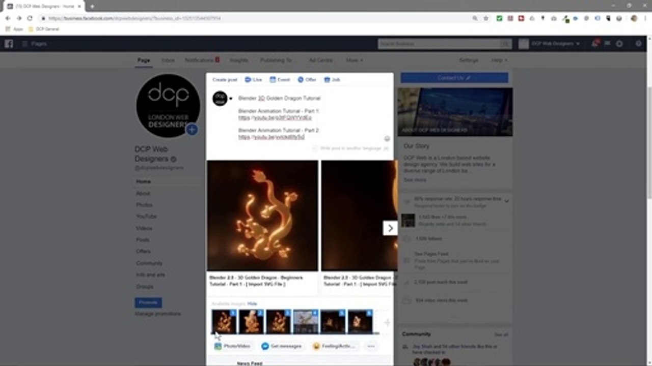 Facebook Tutorial - How to add Photo Carousel on Facebook Tutorial 