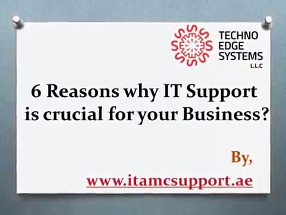 IT Support services Dubai