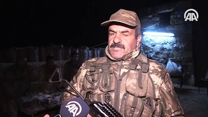 Vatan nöbetinde bin 100 rakımlı tepede ilk sahur