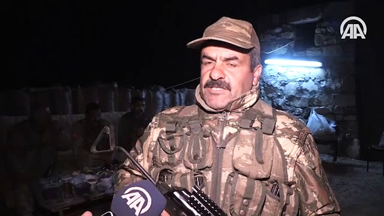 Vatan nöbetinde bin 100 rakımlı tepede ilk sahur