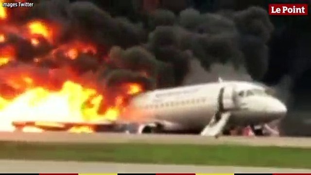Moscou : plus de 40 morts après l'atterrissage d'un avion en flammes