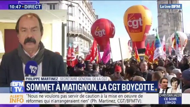 Philippe Martinez: Nous ne voulons pas servir de caution à la mise en oeuvre de réformes qui n'arrangeraient rien