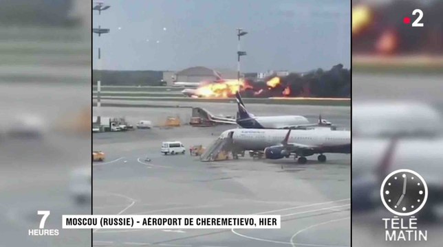 Russie : 41 morts après l'atterrissage d'urgence d'un avion - ZAPPING ACTU DU 06/05/2019