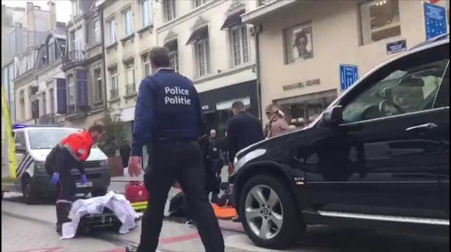 Bruxelles - Une piétonne renversée Avenue Louise (vidéo Germani)