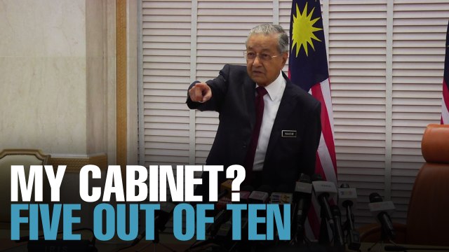 NEWS: Dr M gives his Cabinet a 5 out of 10
