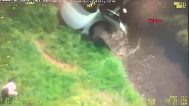 Dha Dış ? İngiltere'de Nefes Kesen Polis Takibi Su Kanalında Son Buldu