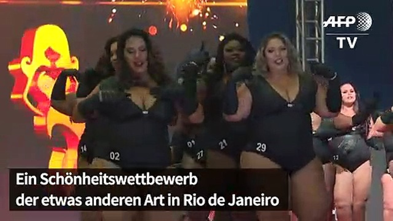 Sexy: Brasilien kürt 'Plus-Size-Königin'
