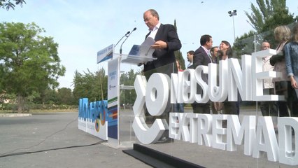 Monago en acto de campaña en Mérida