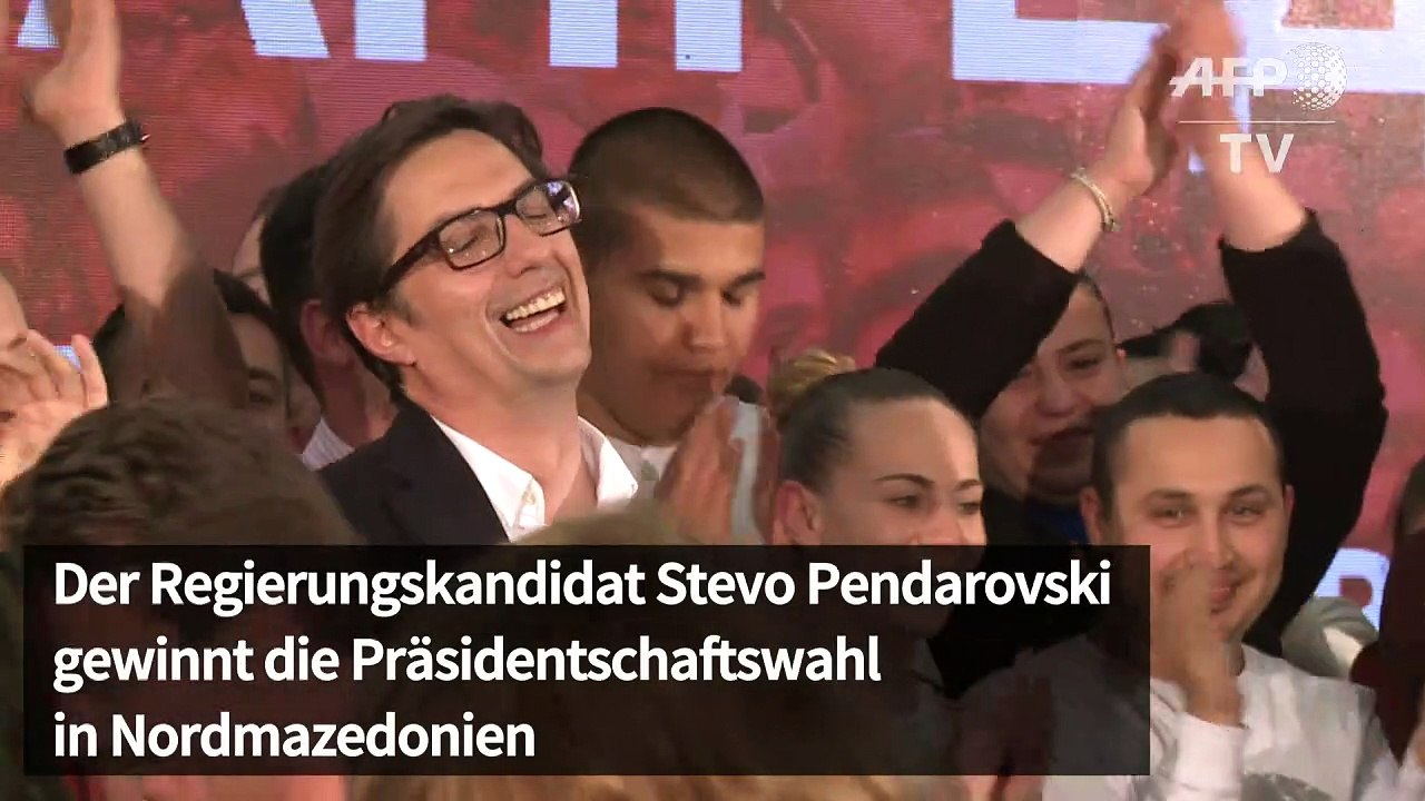 Nordmazedonien: Regierungskandidat Pendarovski wird Präsident