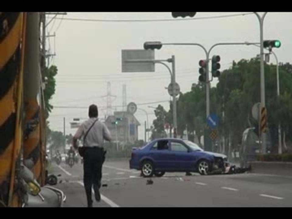 real crash:  car vs motorcycle
