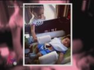 Ang mga cute na apo ni Dina