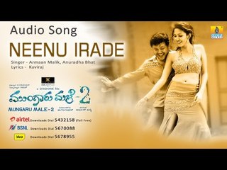 Mungaru Male 2 | "Neenu Irade" Audio Song | Golden Star Ganesh, Neha Shetty