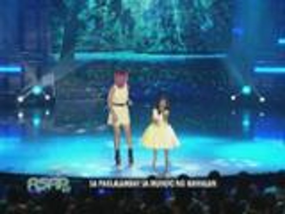 Yeng sings "Hawak Kamay" with Lyca Gairanod