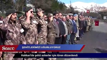 Şehitlerimizi uğurluyoruz