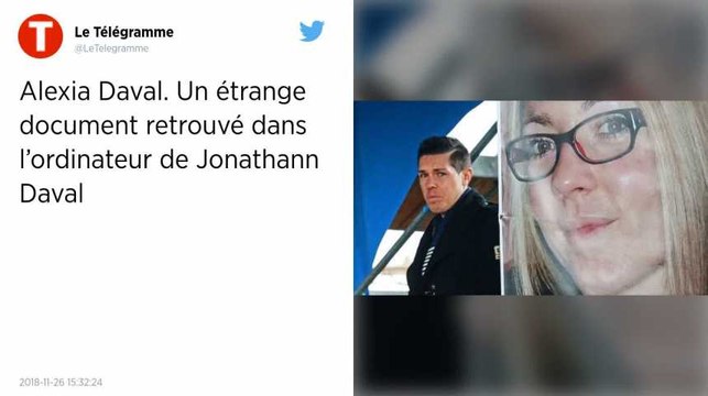 Meurtre d'Alexia. Ses faits et gestes avant sa disparition, consignés dans l'ordinateur de Jonathann.
