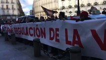 Taxistas se concentran en Madrid por 