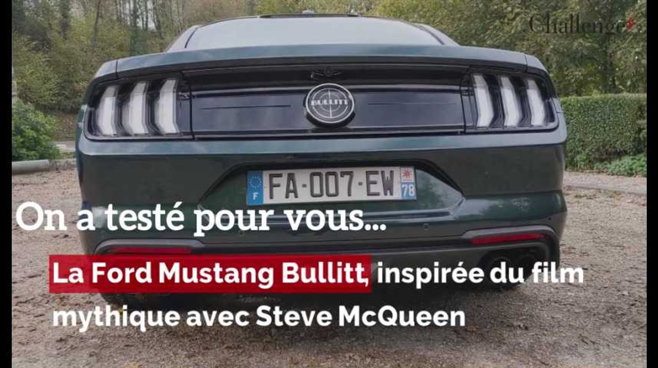 On a testé pour vous... La Ford Mustang Bullitt inspirée du film mythique avec Steve McQueen