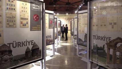 2018 Türk Dünyası Kültür Başkenti Pul Sergisi" Açıldı
