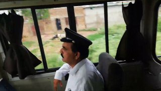Live Trains | 40 Dn Jaffar Express Reaching Mankyala Railway Station | View From Loco Pilot Cab | Train Videos