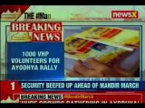 Mandir March: 1000 VHP Volunteers for Ayodhya Rally