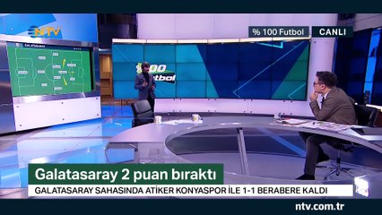 % 100 Futbol Galatasaray - Atiker Konyaspor 23 Kasım 2018
