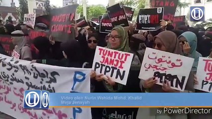 Lebih 350 berhimpun tuntut janji PTPTN