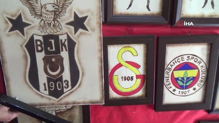 Ahşap Yakma Sanatına 'Renkli Boyut' Kazandırdılar