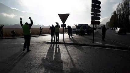 VOREPPE | Les Gilets jaunes sont mobilisés au péage