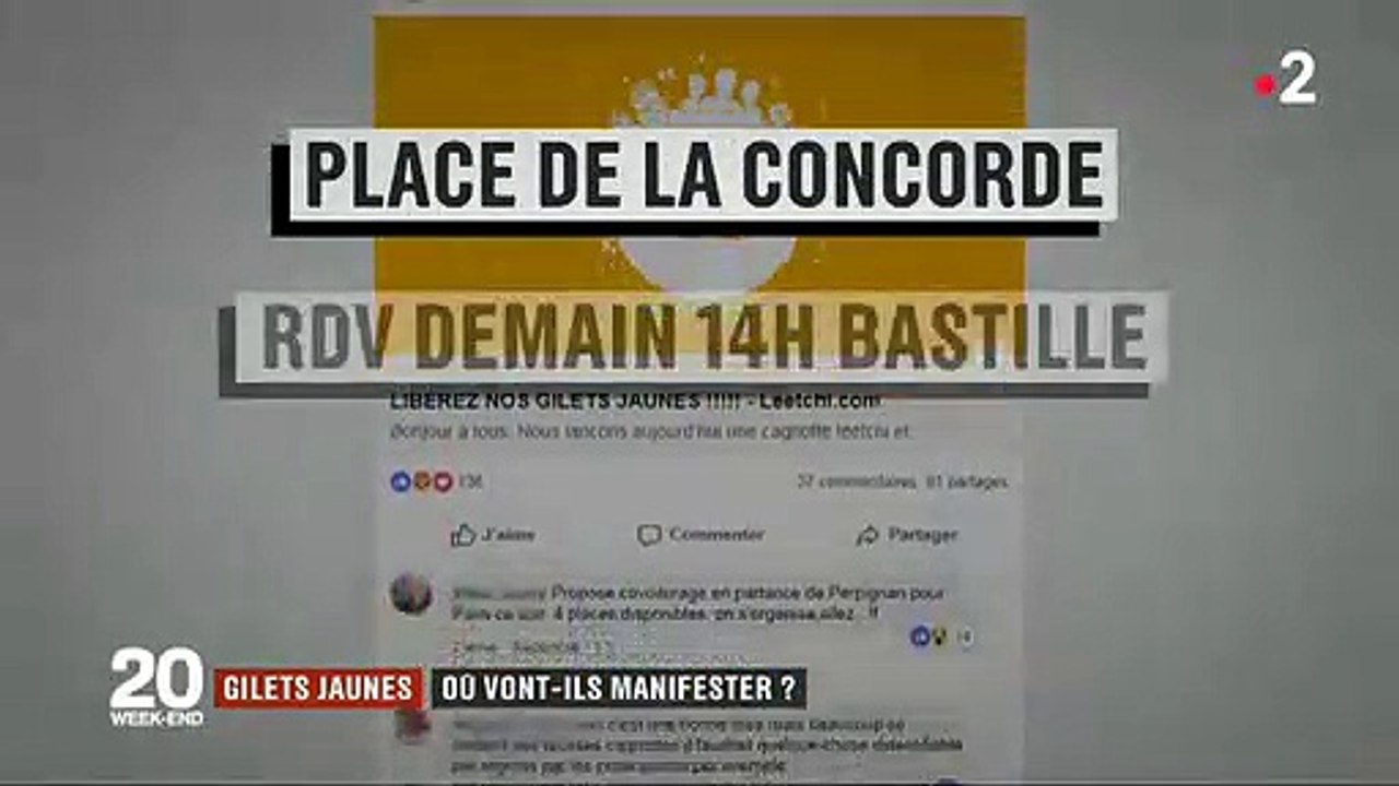 Gilets jaunes : Comment vont-ils essayer de contourner le dispositif de sécurité ? Regardez