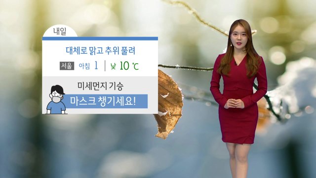 [날씨] 서울 '8.8cm' 역대 최대 첫눈...내일 추위 풀리고 미세먼지 기승 / YTN