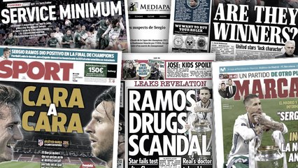 Скачать видео: La presse européenne s’enflamme autour du scandale Sergio Ramos, l’Espagne s’impatiente avant le choc Atlético-Barça