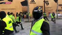 Lancers de projectiles, fumigènes… premiers affrontements entre les gilets jaunes et les forces de l’ordre sur les Champs-Élysées