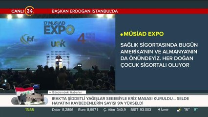 Erdoğan: 10 dev eserinden 6'sını biz ülkemizde inşa ettik